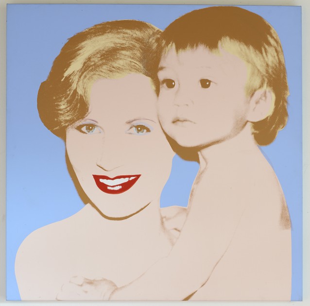 Andy Warhol, The portrait of Suzanne and Marc Syz, 1982. Photo: Philippe Fragnière. Courtesy of Suzanne Syz.
