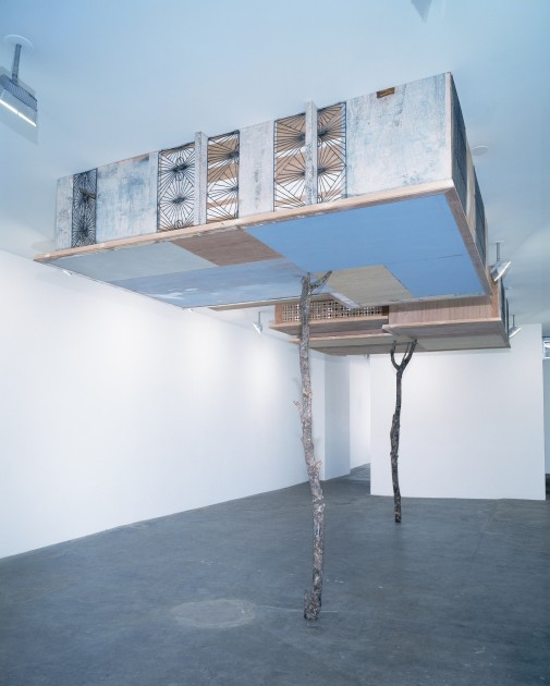 Simon Starling, Inverted Retrograde Theme, USA (House for a Song Bird), 2002. Courtesy of Dennis Scholl.