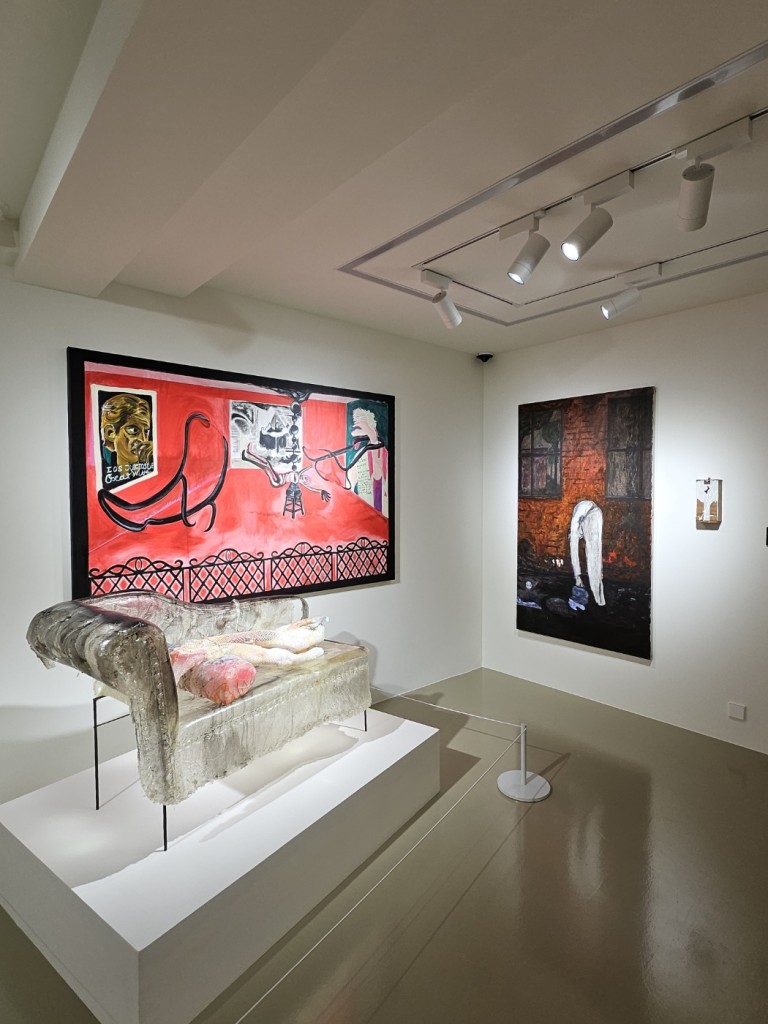 Works by Rebecca Ackroyd,Nicholas Grafia and Anton Munar