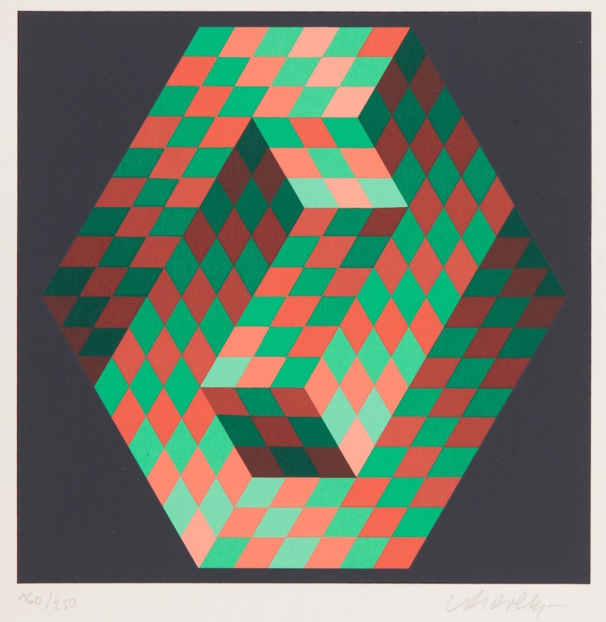 Victor Vasarely, Composition nr 3, 1989. Courtesy of Paweł Kowalewski.
