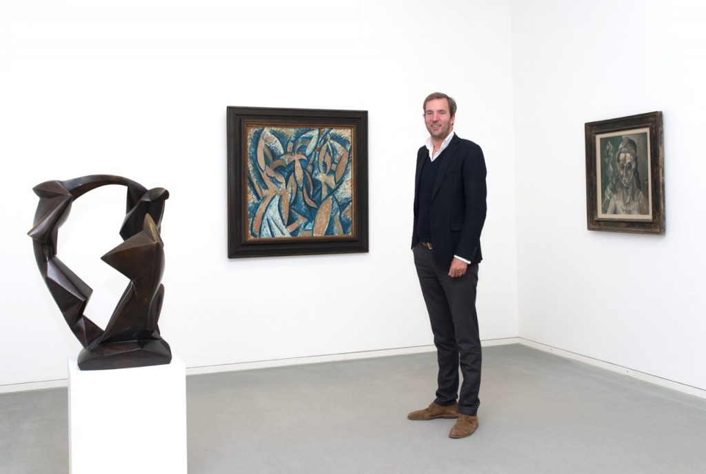 Artworks in the background by Pablo Picasso. Photo: Michael Herling.