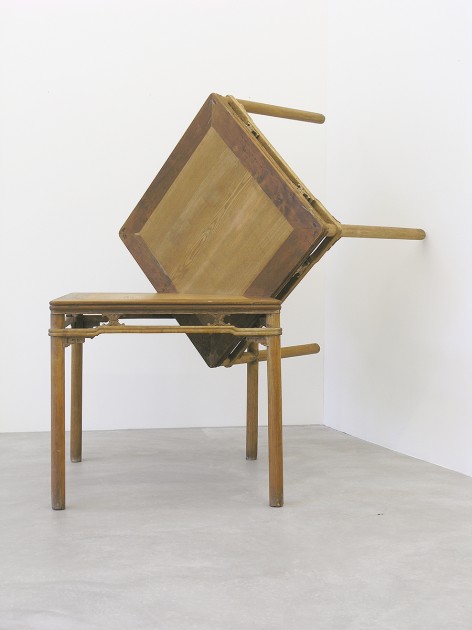 Ai Weiwei, Tables at Right Angles, 1998. Courtesy of Stockamp Tsai Collection.