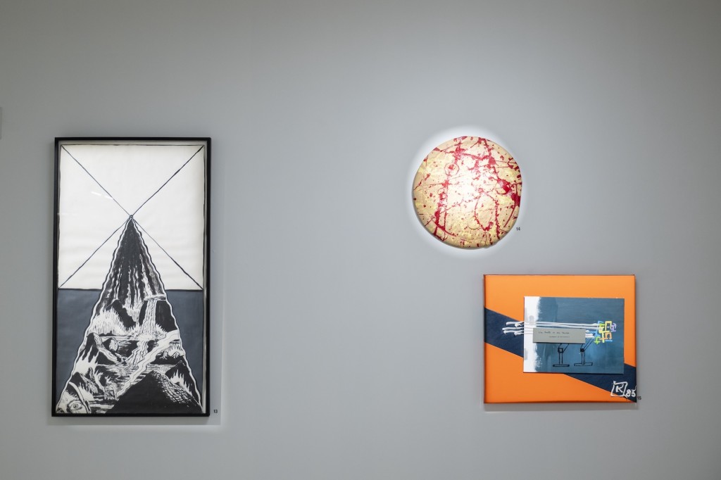 Works by Mike Kelly and Martin Kippenberger at "Visual Rhythms" in Gary Nader Art Centre