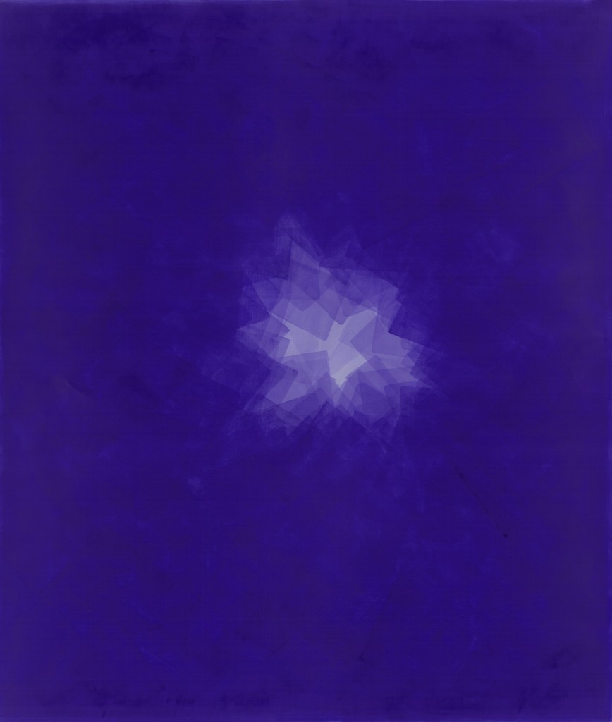 Sang Huoyao, "Gazing the Universe", 2023, 234x200cm, Mixed Media on Silk (Courtesy of the artist)  © Sang Huoyao Studio