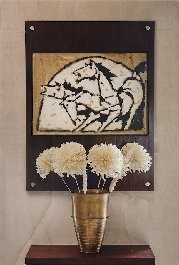 Maqbool Fida Husain. Photo: Talib Chitalwala. Courtesy of Swati Jajodia.