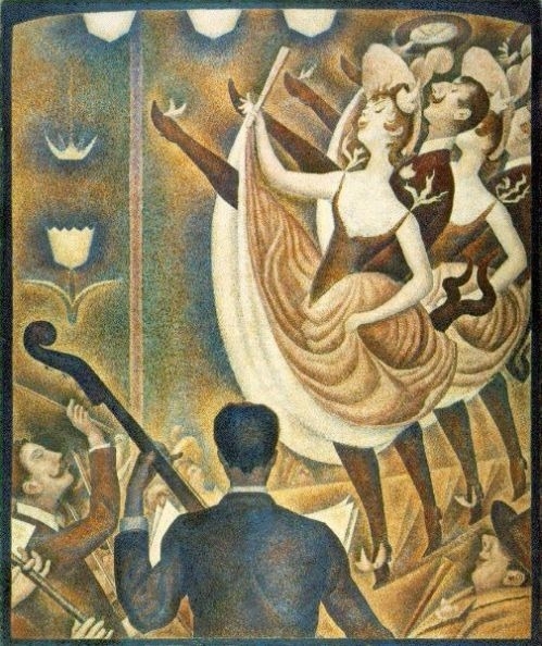 George Seurat, Can-Can (le Chahut), 1890. Image from: artble.com