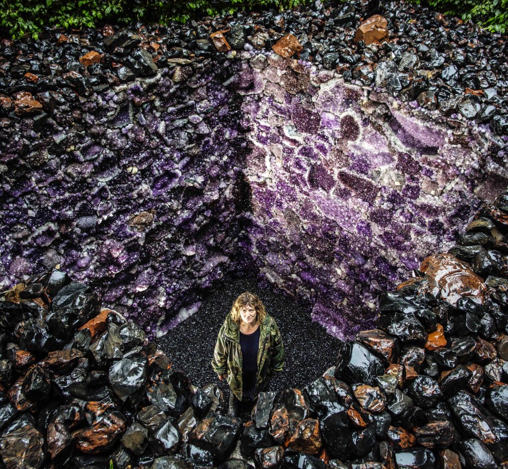 Anya Gallaccio at Jupiter Artland, Light Shines Out of Me, 2012. Photograph: James Glossop for The Times