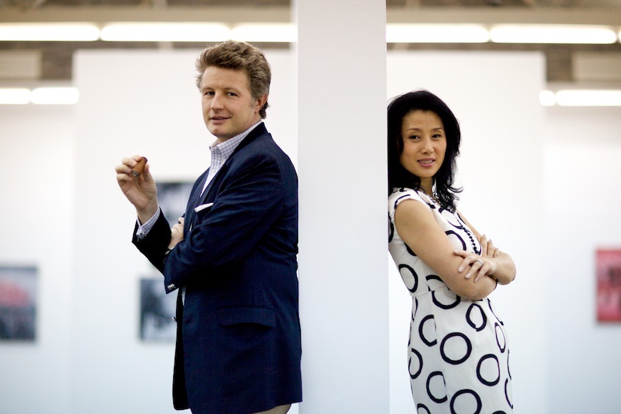 Fabien Fryns and his wife Lucy. Courtesy of Fabien Fryns.
