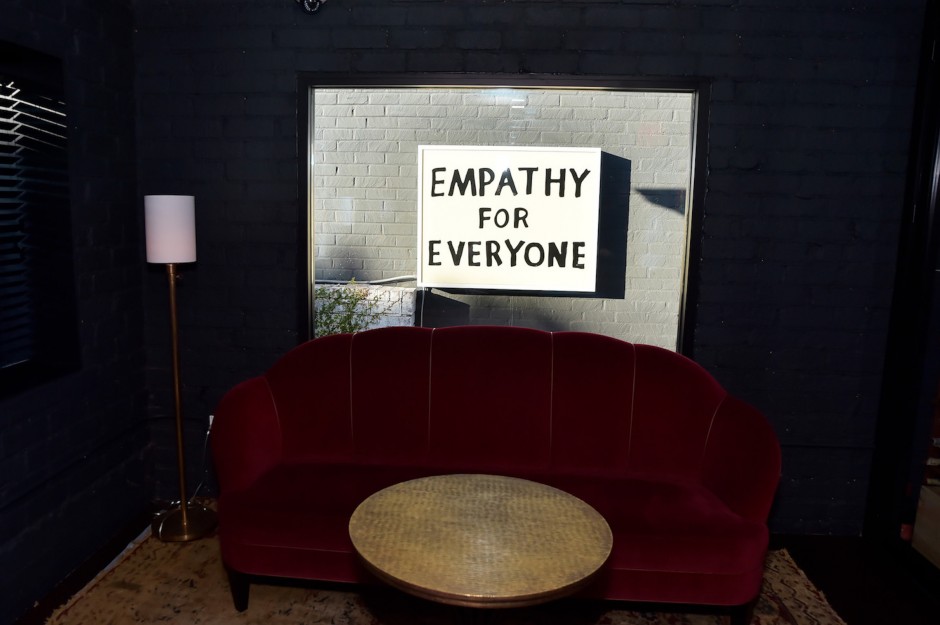 Andy's most treasured piece: Sam Durant, Empathy for Everyone. Photo: Stefanie Keenan. Courtesy of Andy Brandon-Gordon.