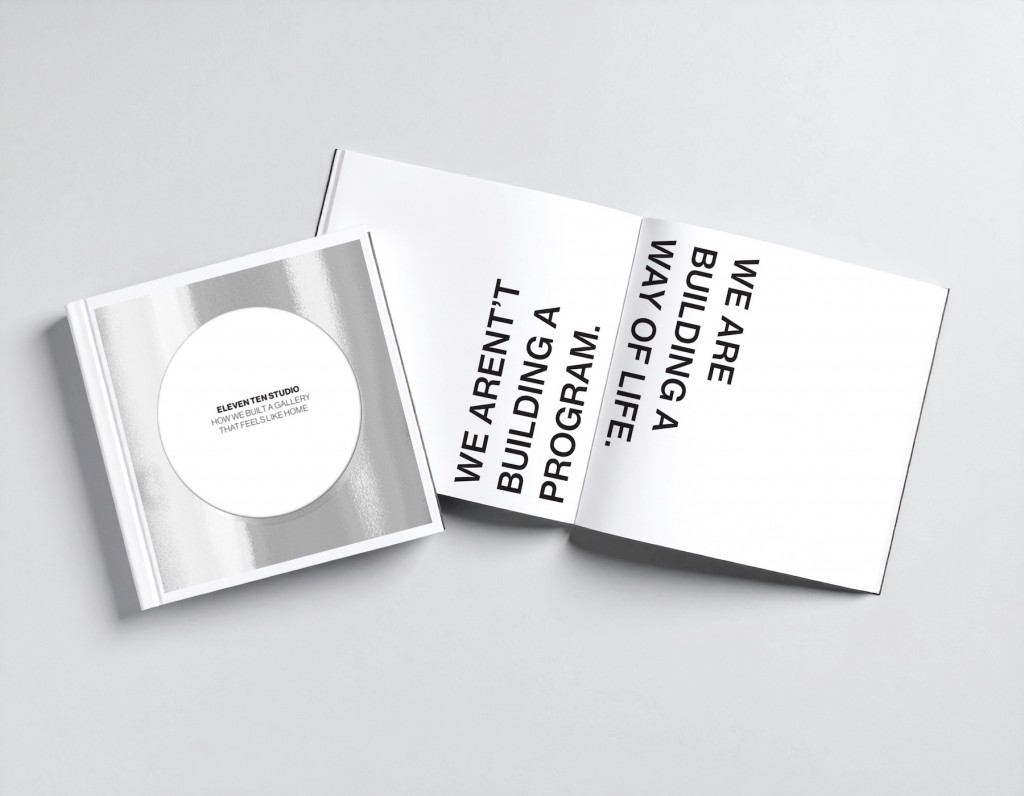 “ELEVEN TEN STUDIO: How We Built a Gallery That Feels Like Home” book cover