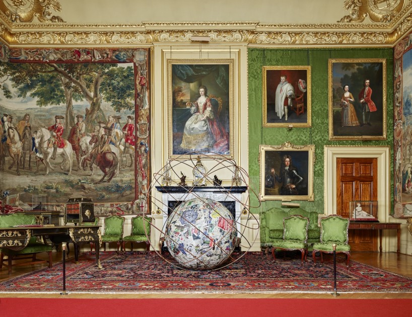 Micheangelo Pistoletteo's artwork surrounded by history at Blenheim Palace. © Tom Lindboe, 2016.