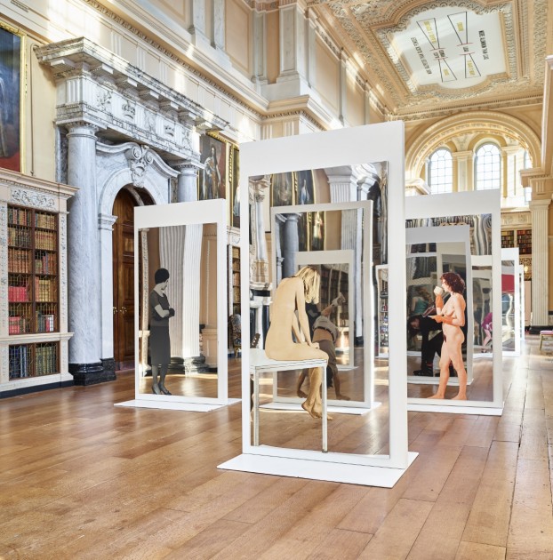 Installation by Michelangelo Pistoletto at Blenheim Palace. © Tom Lindboe, 2016.