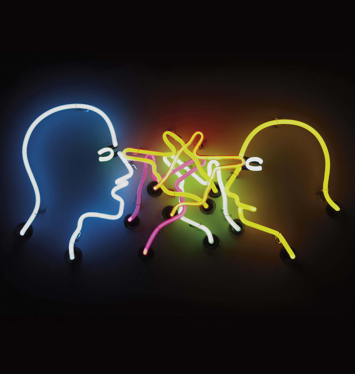 Bruce Nauman, Double Poke in the Eye II, 1985. Courtesy of the artist and Igal Ahouvi Art Collection. Photo: Elad Sarig.