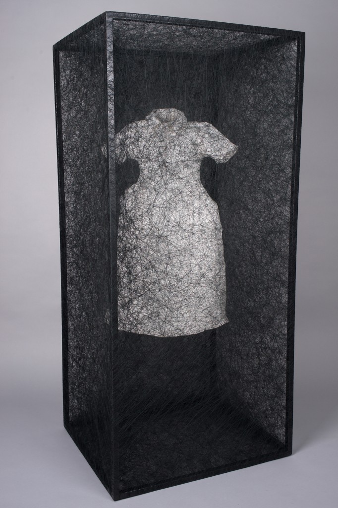 Chiharu Shiota, State of Being ( Dress), 2015. Courtesy of Elgiz Museum.