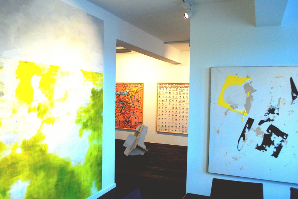 Hiroshi Sugito, Keith Tyson Studio (wall drawings), Secundino Hernandez. Courtesy of Florian Peters-Messer.