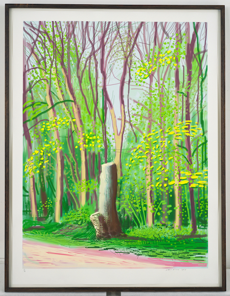 David Hockney, The Arrival of Spring in Woldgate, East Yorkshire in 2011 (twenty eleven) - 19 April, 2011