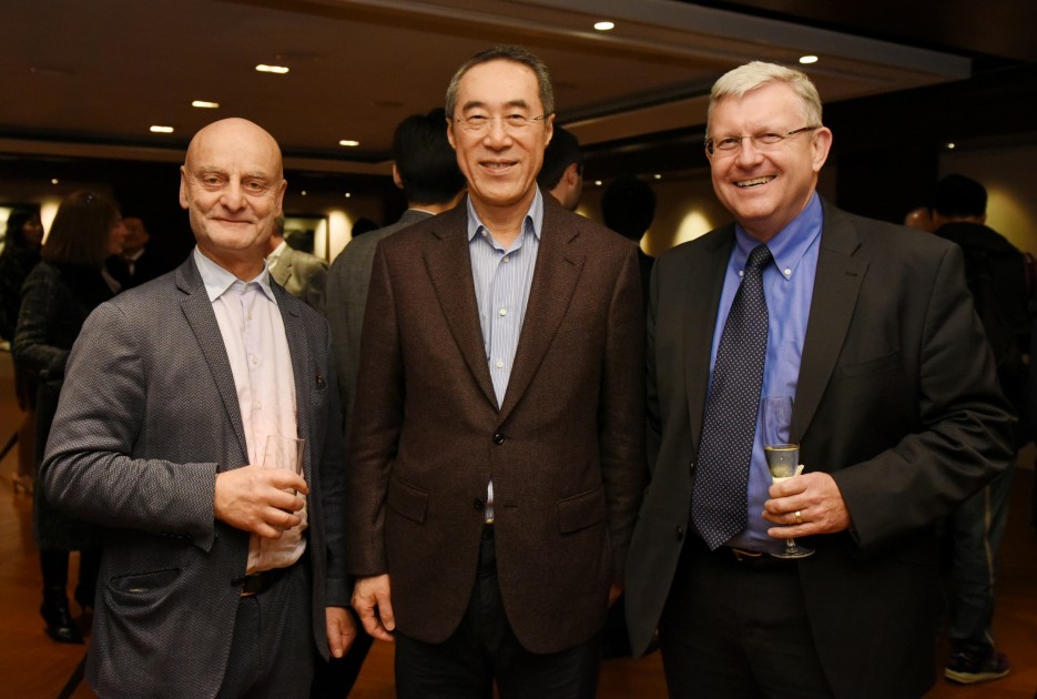 Dr. Uli Sigg, Henry Tang and Duncan Pescod