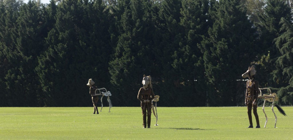 Eduardo Navarro, Horses don't lie, 2014, performance realized in May 2014 during art fair arteBA 2014. Courtesy of Bruno Dubner and Alec Oxenford