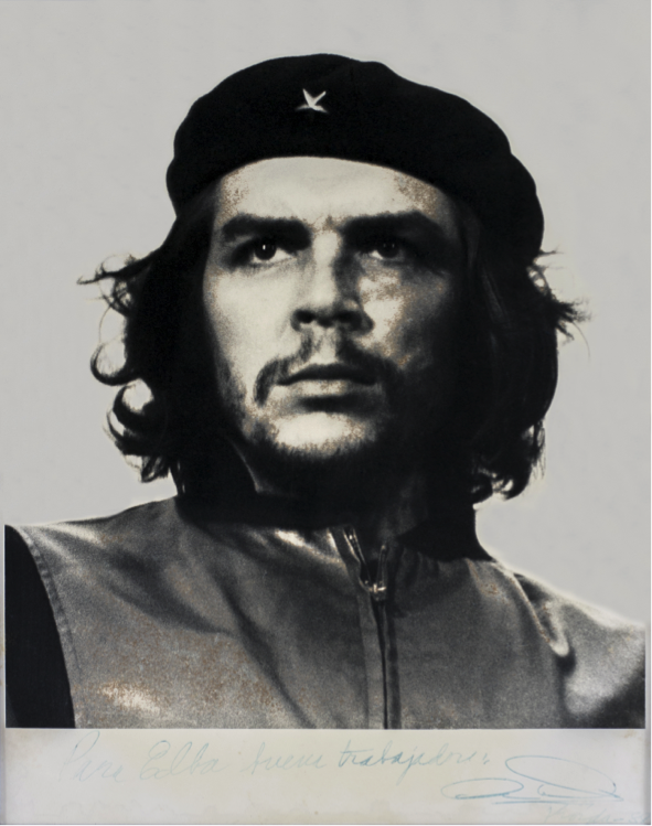 “El Che”, Alberto Korda, 1960, 45x37cm, from Cuba. Courtesy of Jan Mulder.