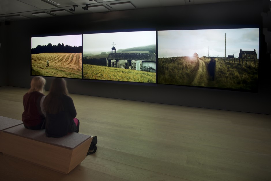 Jillian McDonald, “Valley of the Deer,” 2013. Installation view at Esker Foundation. Photo: John Dean.