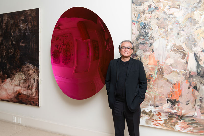 Artworks by Cecily Brown, Anish Kapoor and Cecily Brown. Photo: Fernando Chaves. Courtesy of Ricard Akagawa.