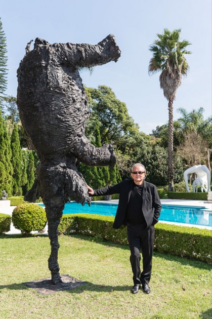 Sculpture by Miguel Barceló. Photo: Fernando Chaves. Courtesy of Ricard Akagawa.