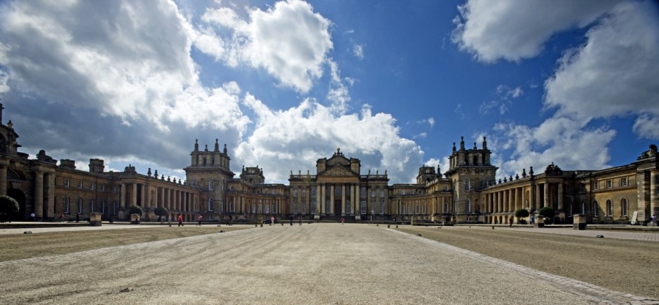 The front side of Blenheim Palace. Courtesy of Blenheim Art Foundation.