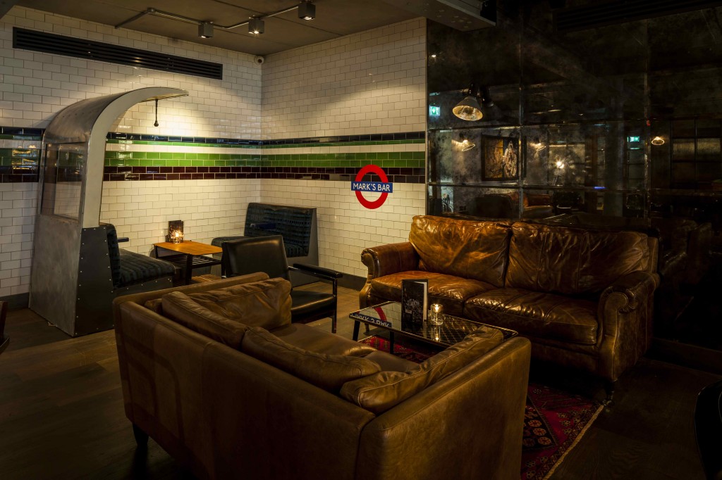 Helen Chadwick tube at Marks bar Hixter Bankside, courtesy of