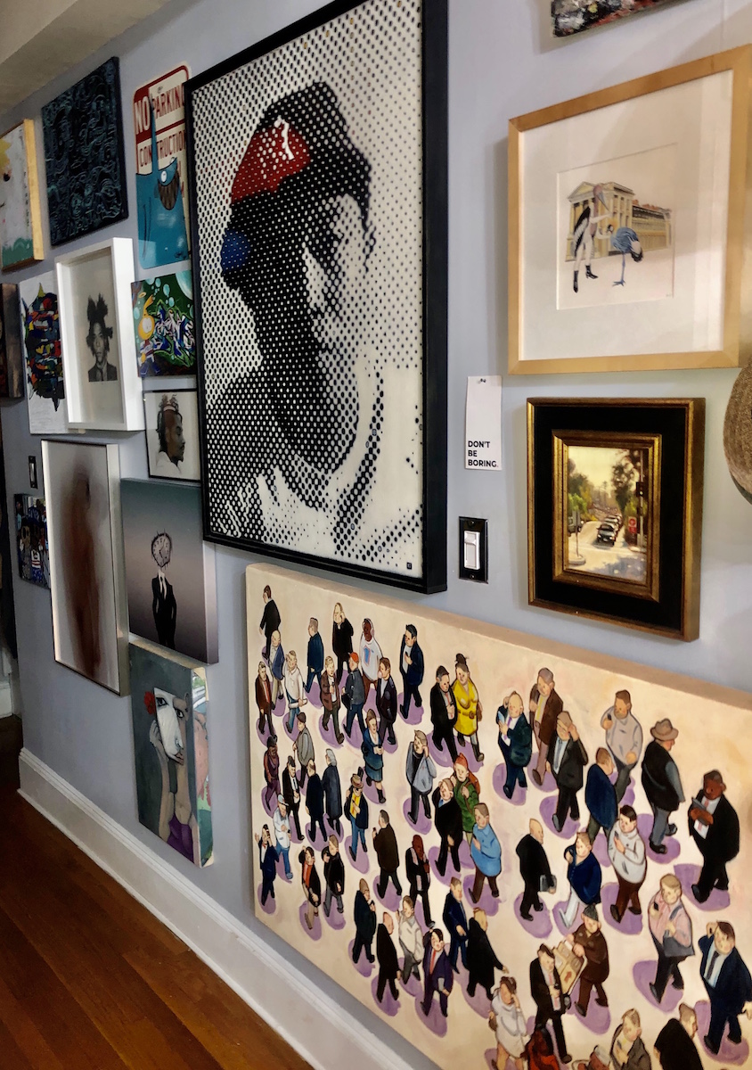 Various works by Brain Batt, Joy Bristol, Sharpy, Jennifer Delilah, Bobbie Ross, G.G, D.G, Yosiell Lorenzo, and Justin Lyons. Courtesy of Guy Stanley Philoche.
