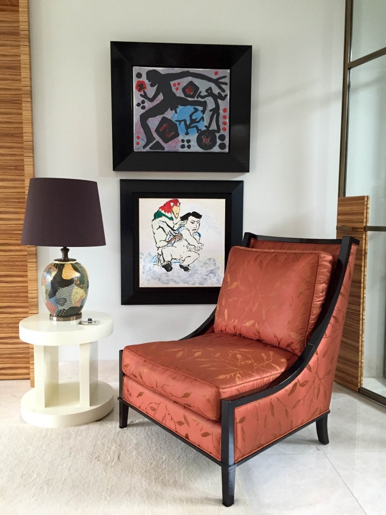 Artworks shown by Penck and Paula Rego, courtesy of Filipe da Costa Leite