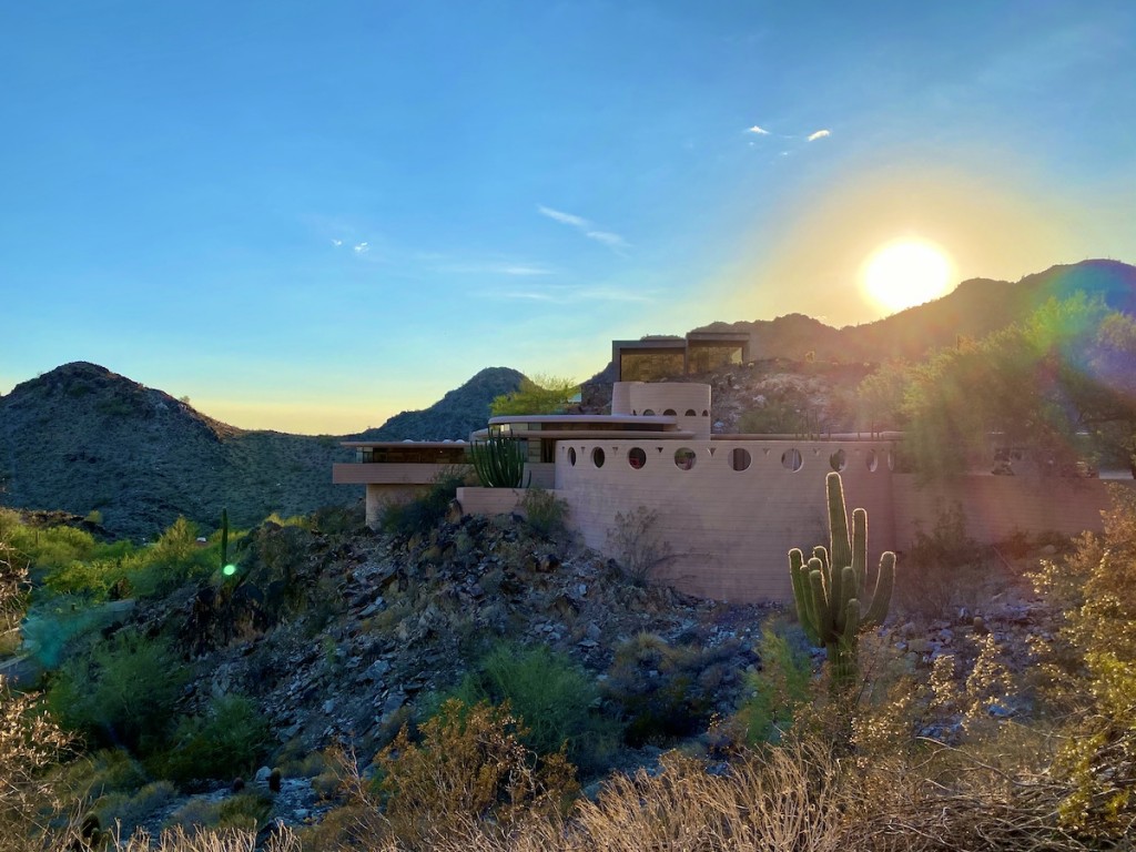 James also had a peek into the Norman Lykes House (Frank Lloyd Wright’s last project in his life) during his trips. Courtesy of James Lie