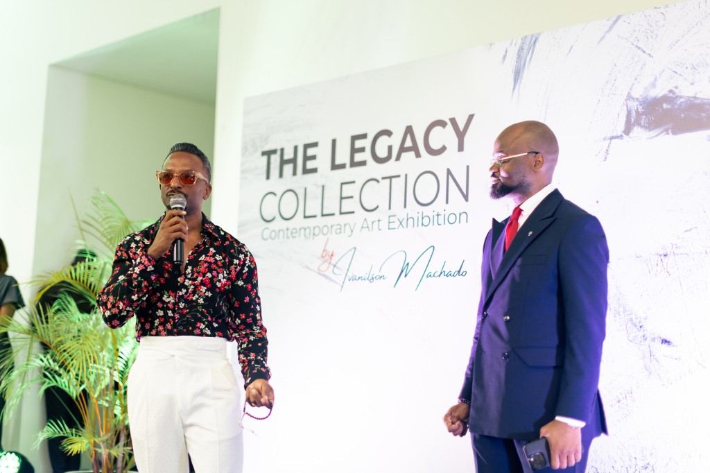 Ivanilson Machado during the opening of "The Legacy Collection"
