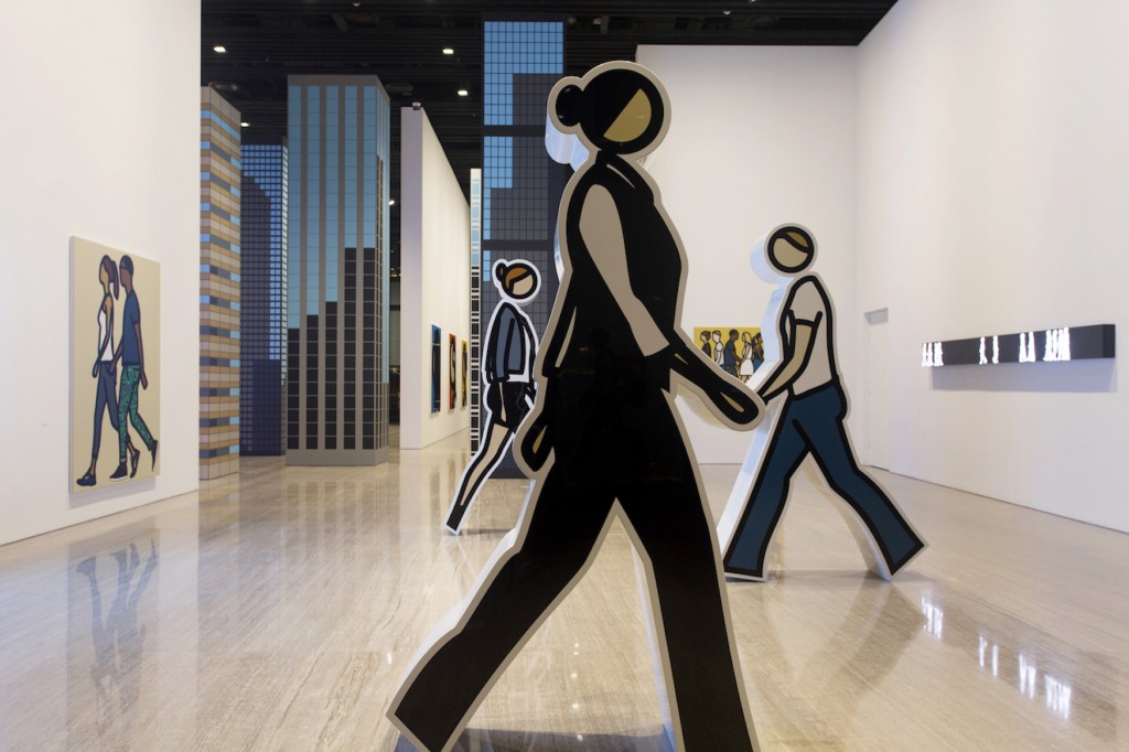 Commissioned (but not installed): Walking Shanghai, by Julian Opie. Courtesy of Fosun Foundation.