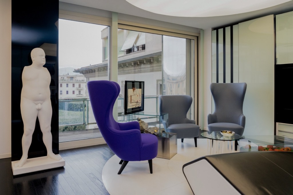 Works by Marc Quinn, Carol Rama, Edith Kollath, Piero Gilardi. Courtesy of Giuseppe Simone Modeo