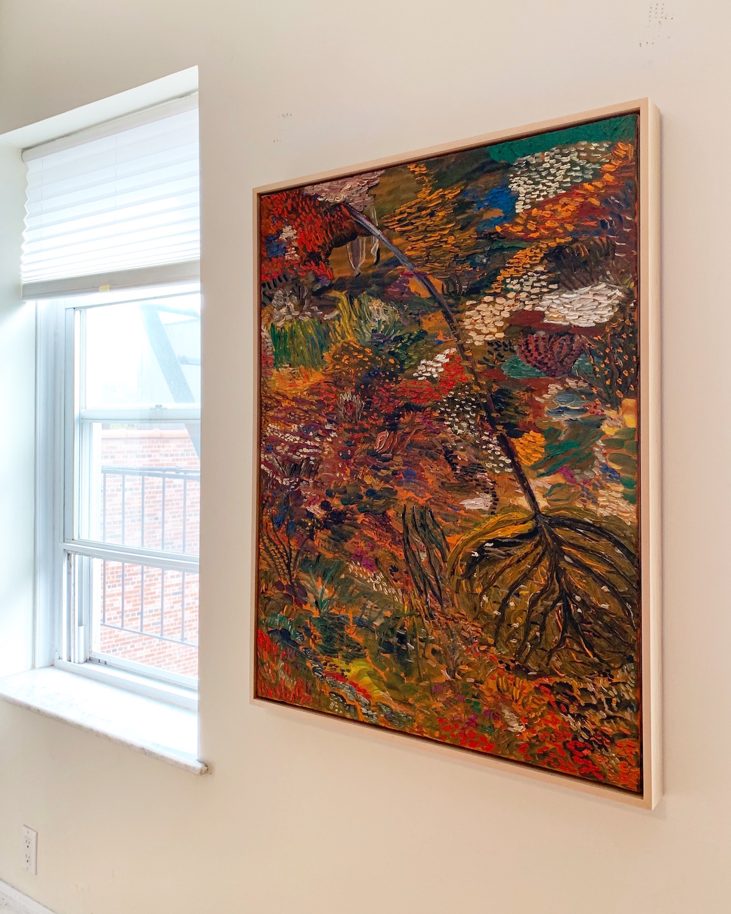 A painting by Matthew Wong. Courtesy of Jonathan Travis