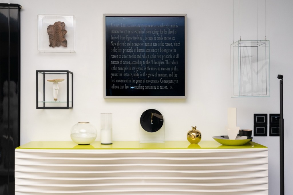 Works by Paolo Icaro, Carsten Holler, Joseph Kosuth, and Tomas Saraceno. Courtesy of Giuseppe Simone Modeo