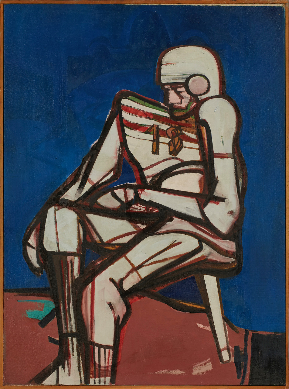 Rudolf Nicolai Hochschule für Baukunst und Bildende Künste Weimar, Rugby Player. Courtesy of A PRIVATE COLLECTION.