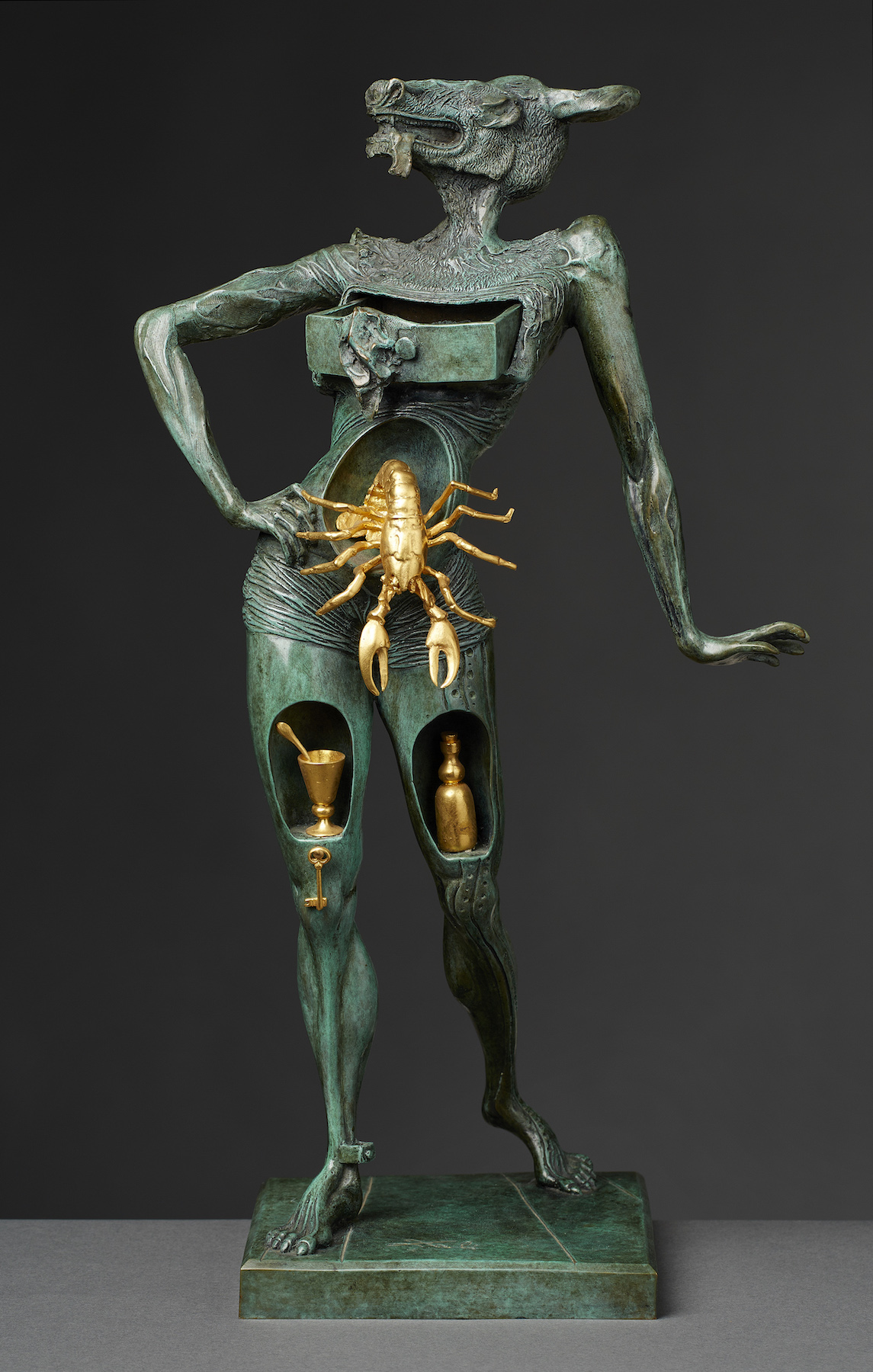 Salvador Dali, Le Minotaure Bronce. Courtesy of A PRIVATE COLLECTION.