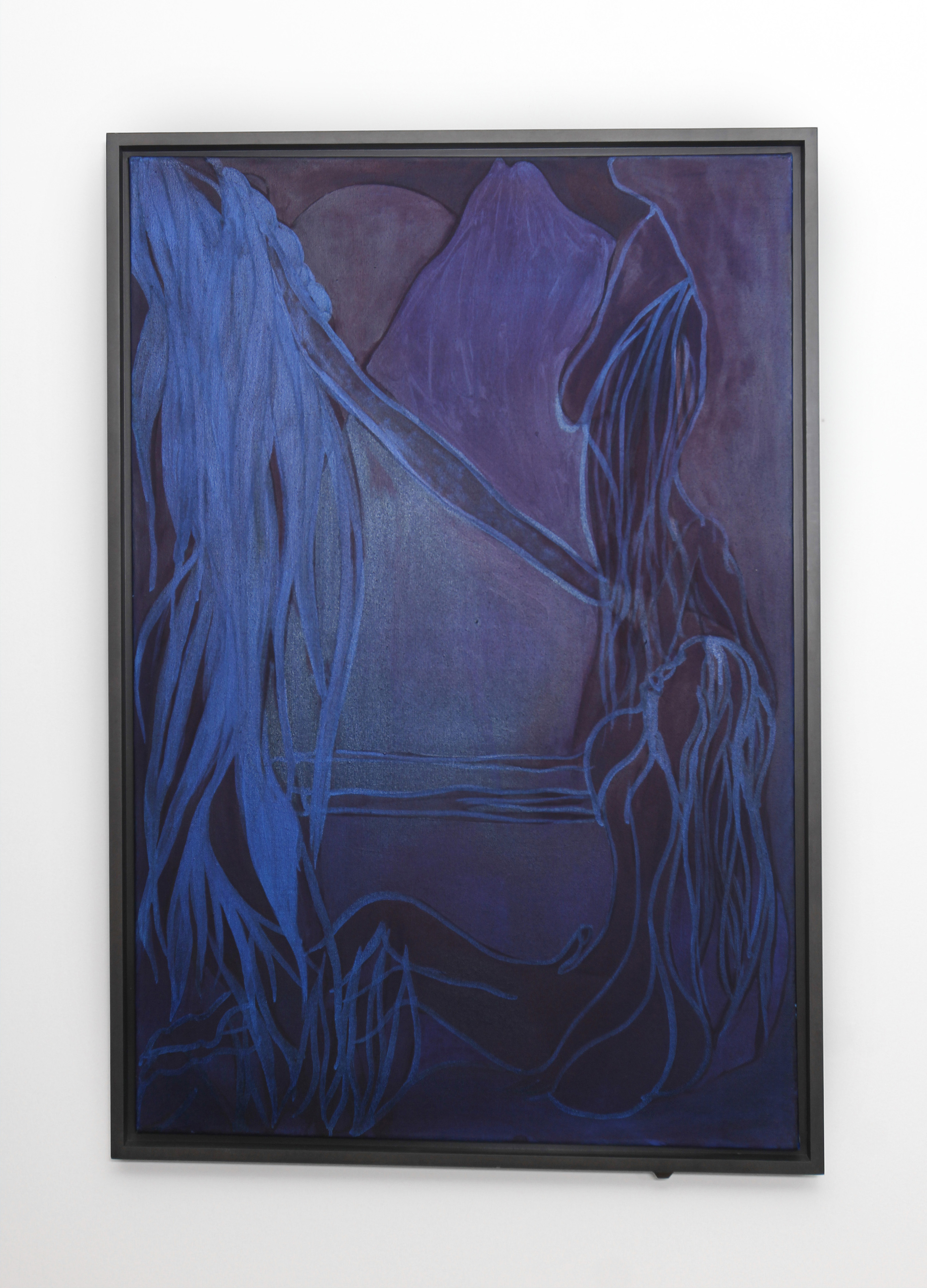 Chris Ofili, Blue Lazarus (2007). Courtesy of Samdani Art Foundation.