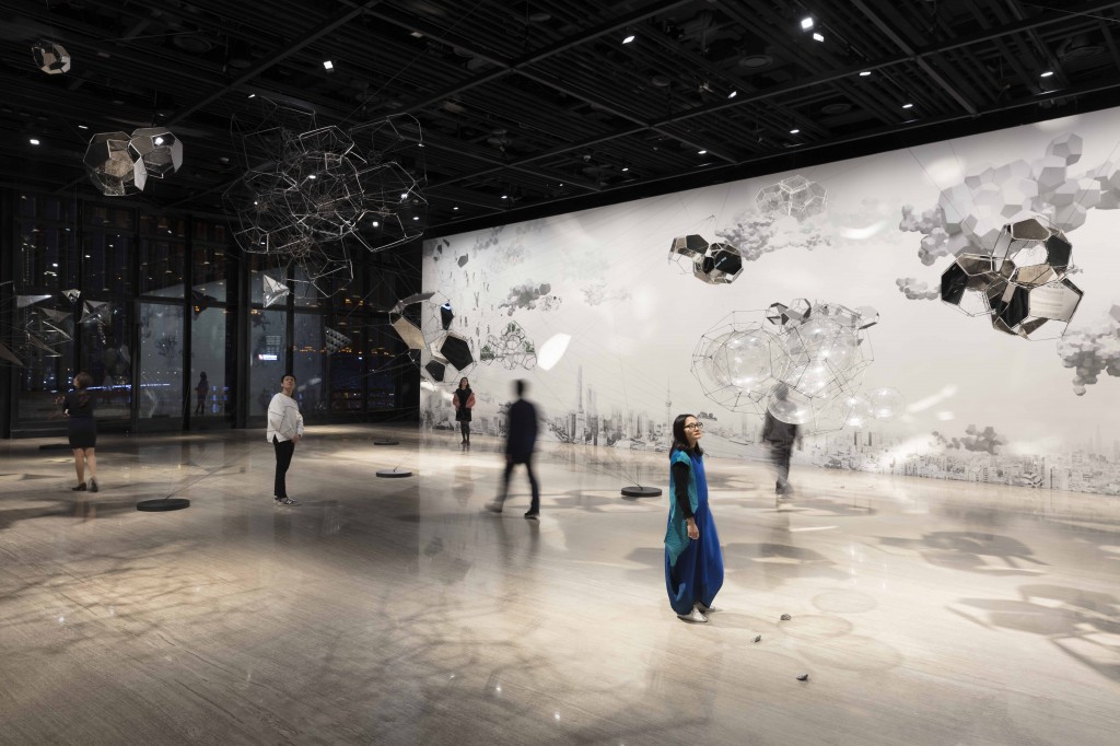 Past exhibition of Tomás Saraceno. Courtesy of Fosun Foundation.