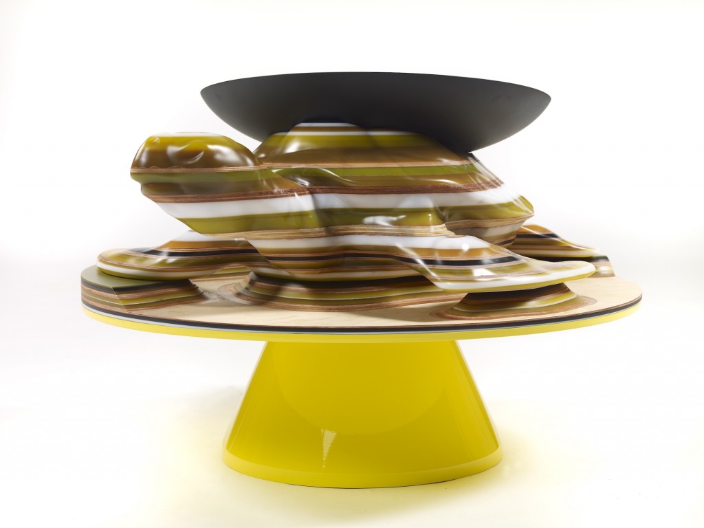 Turtle Coffee Table, Hella Jongerius. ©Fabrice Gousset. Courtesy Galerie Kreo.