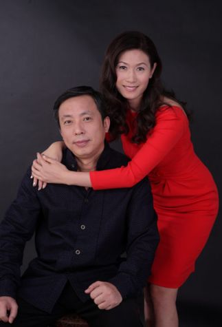 Liu Yiqian and Wang Wei. Photo ©BlouinArtinfo