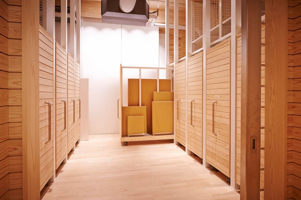 Daisuke Miyatsu's storage room in Warehouse Terrada. Photo courtesy of Warehouse TERRADA 