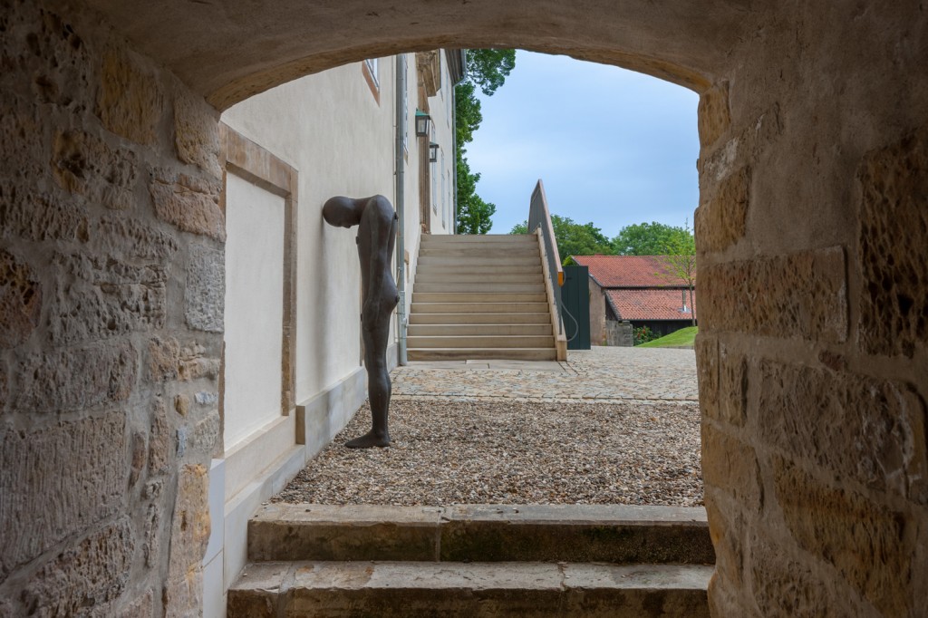 Installation View: Antony Gormley: Being, Hall Art Foundation | Schloss Derneburg Museum, Derneburg, Germany © Hall Art Foundation. Photo: Heinrich Hecht