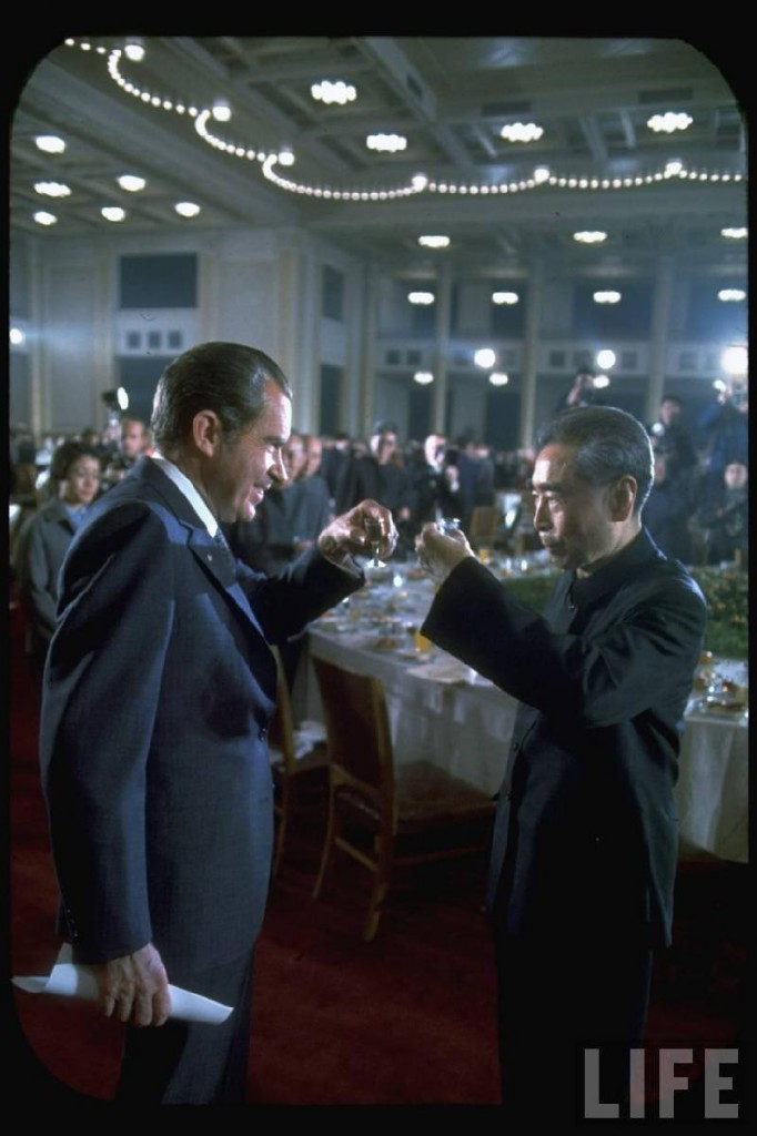 Photograph personally taken by James Chau when Nixon came to visit to China, courtesy of James Chau
