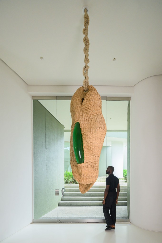 Wicker Chandelier by Campana Brothers. Courtesy of Joseph Awuah-Darko