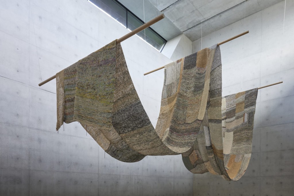 Installation view of "Movana Chen: Knitting Conversations", 2024, ©Movana Chen. Photo: Wilson Lam, M+, Hong Kong