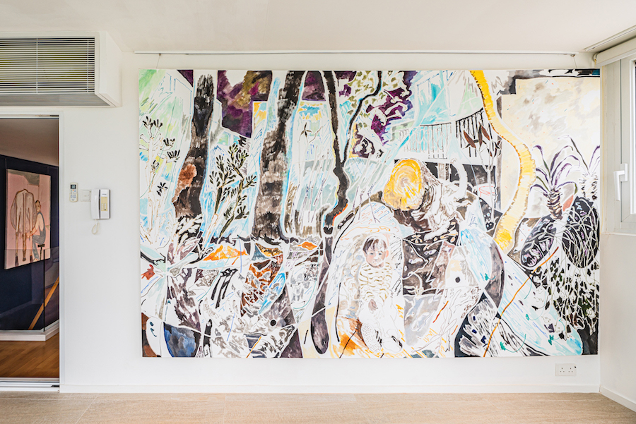From left to right: Sanya Kantarovsky, Chris Huen. Photo: TR_ConceptnVisual. Courtesy of Evan Chow.