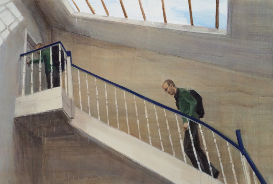 JINA PARK, To the Attic (detail), 2012, oil on canvas, 99 × 145.5 cm. Courtesy of One and J. Gallery, Seoul.